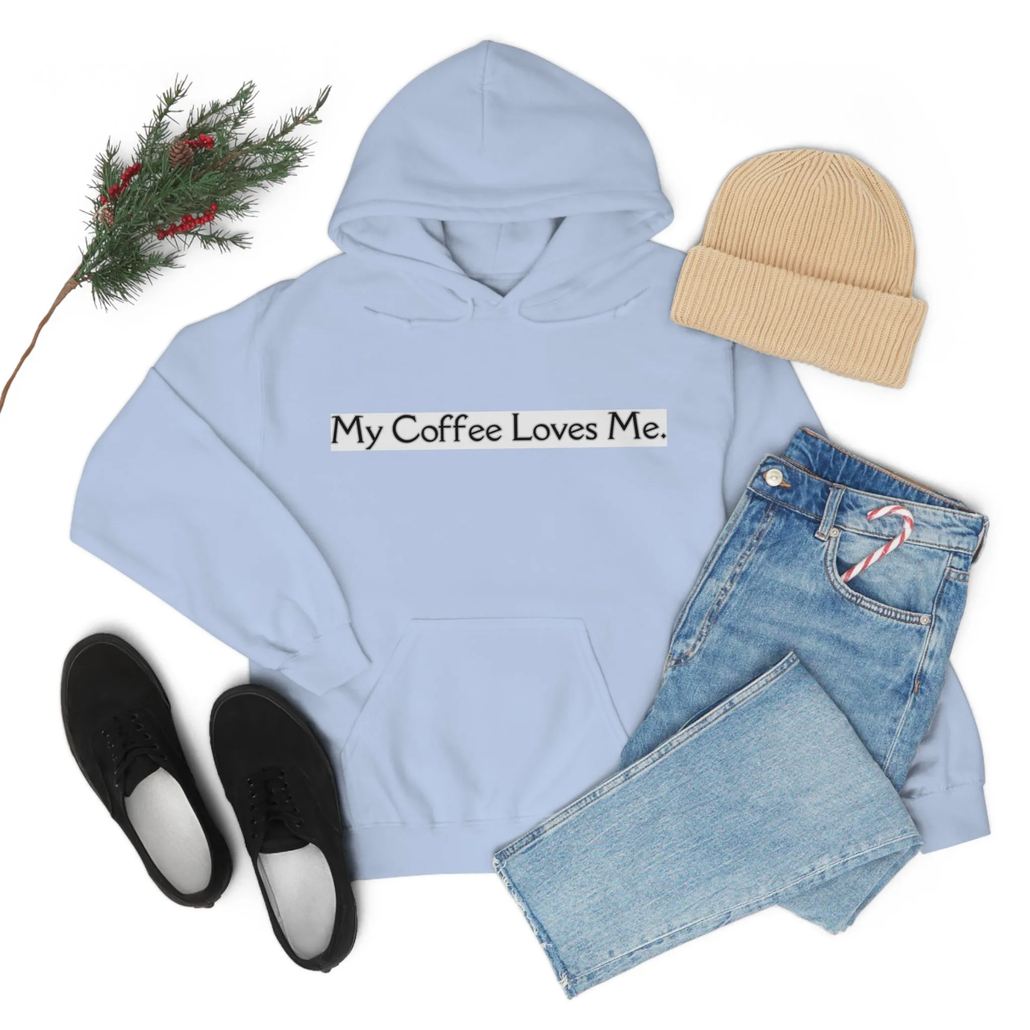 Heavy Blend Drawstring Hooded Sweatshirt with Front Pocket