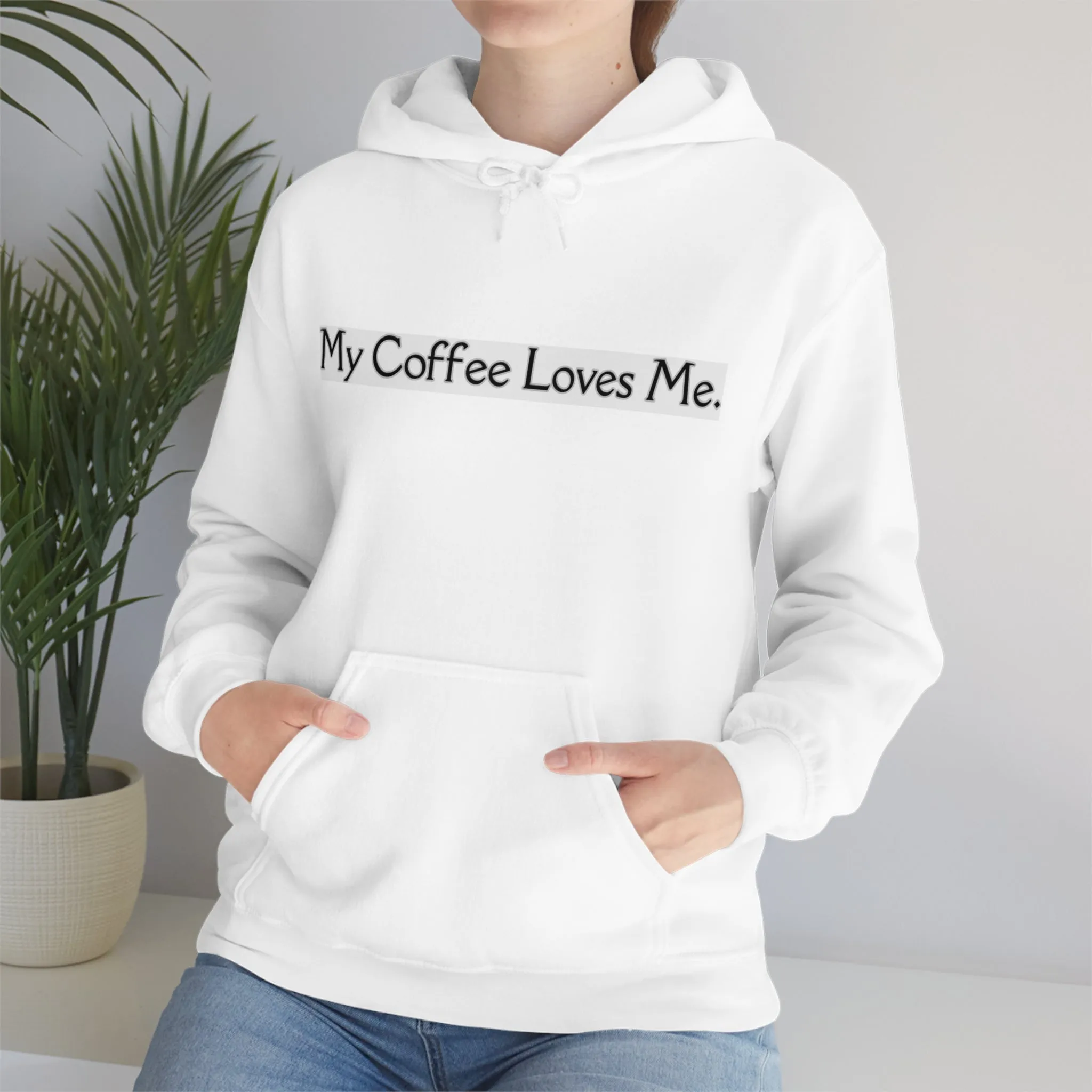 Heavy Blend Drawstring Hooded Sweatshirt with Front Pocket