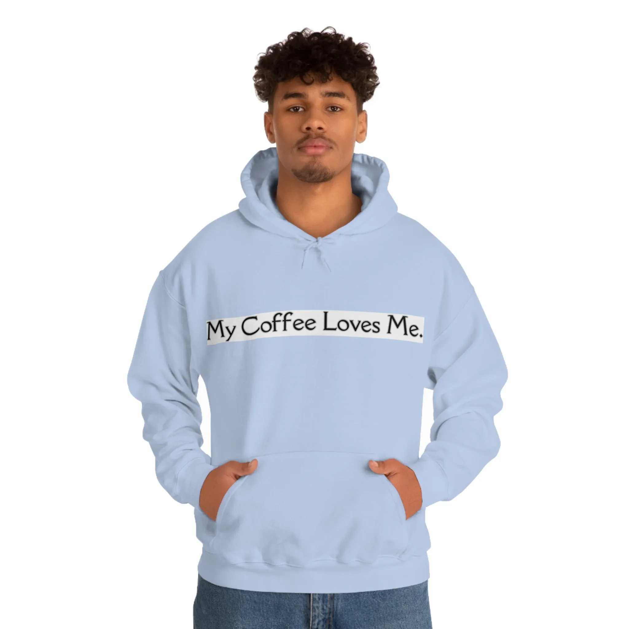 Heavy Blend Drawstring Hooded Sweatshirt with Front Pocket