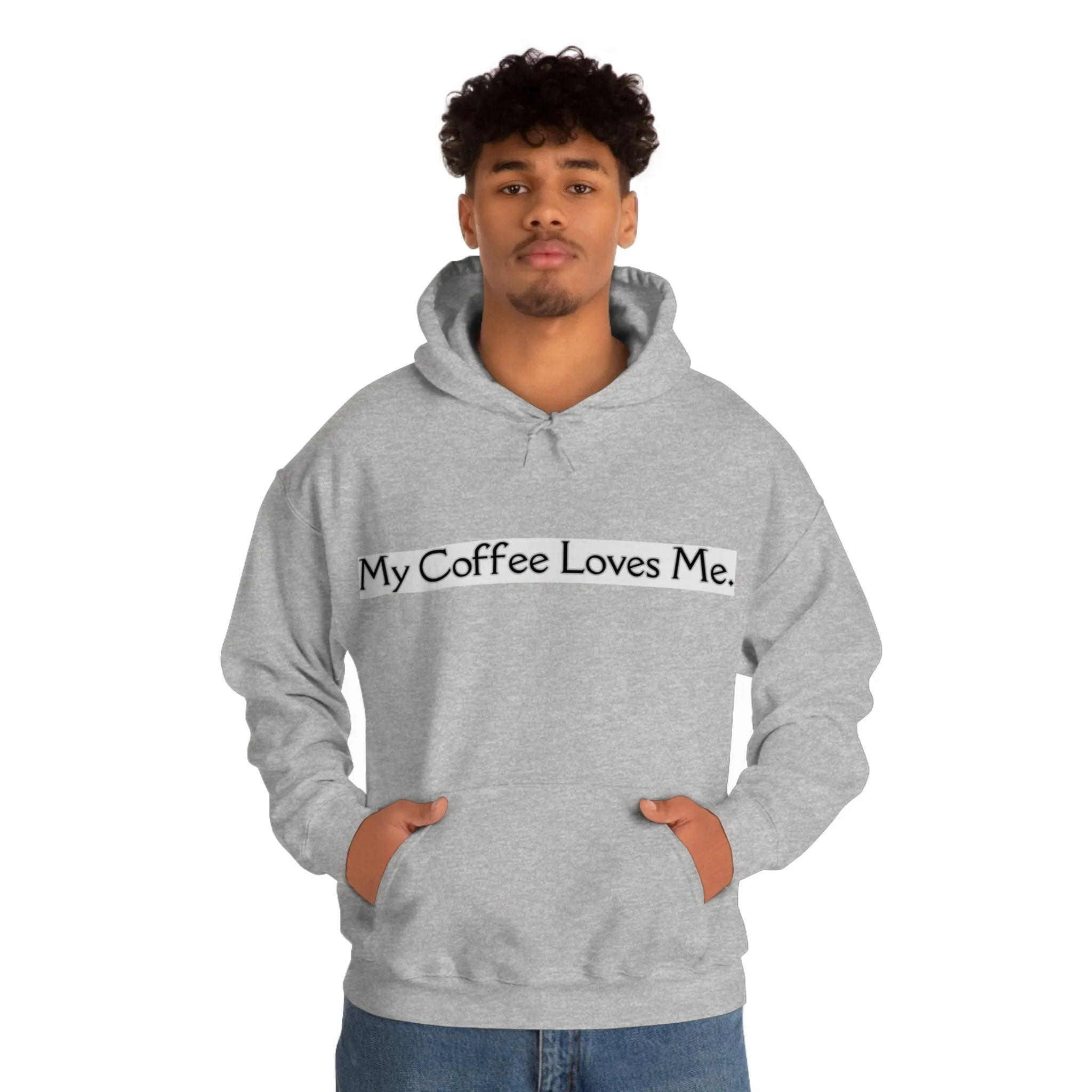 Heavy Blend Drawstring Hooded Sweatshirt with Front Pocket