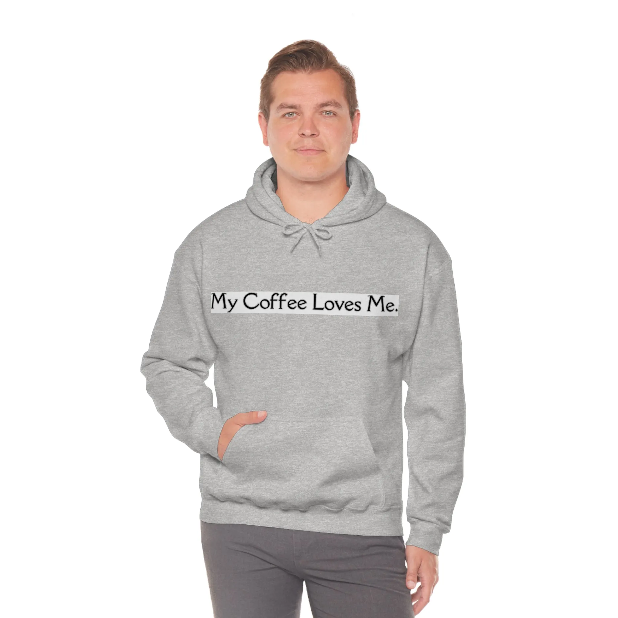 Heavy Blend Drawstring Hooded Sweatshirt with Front Pocket