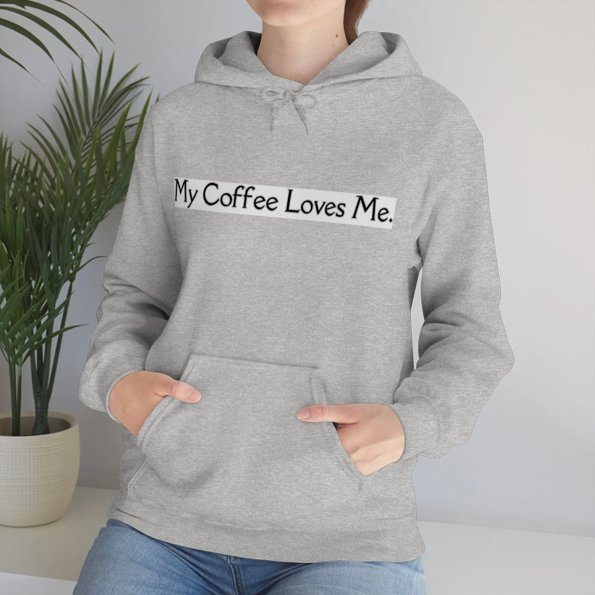 Heavy Blend Drawstring Hooded Sweatshirt with Front Pocket