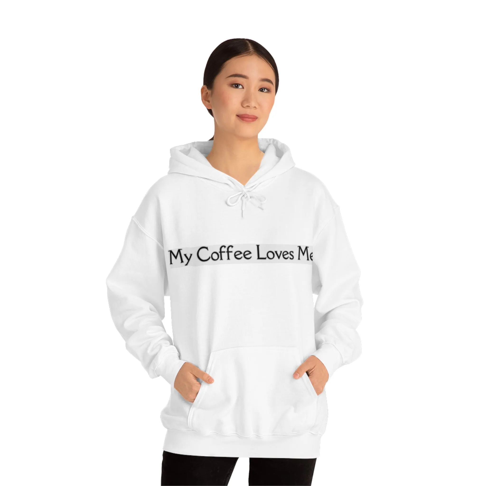 Heavy Blend Drawstring Hooded Sweatshirt with Front Pocket