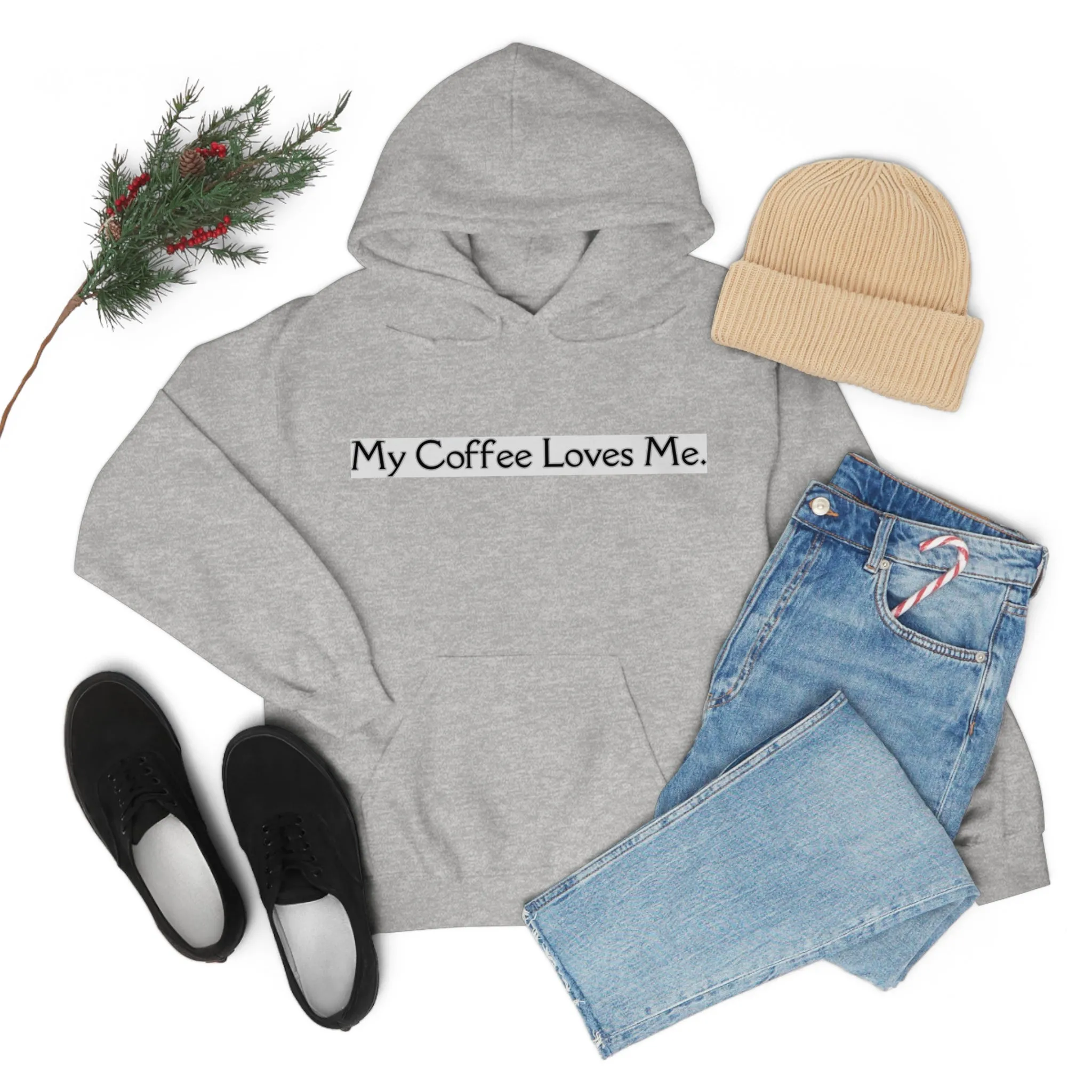 Heavy Blend Drawstring Hooded Sweatshirt with Front Pocket