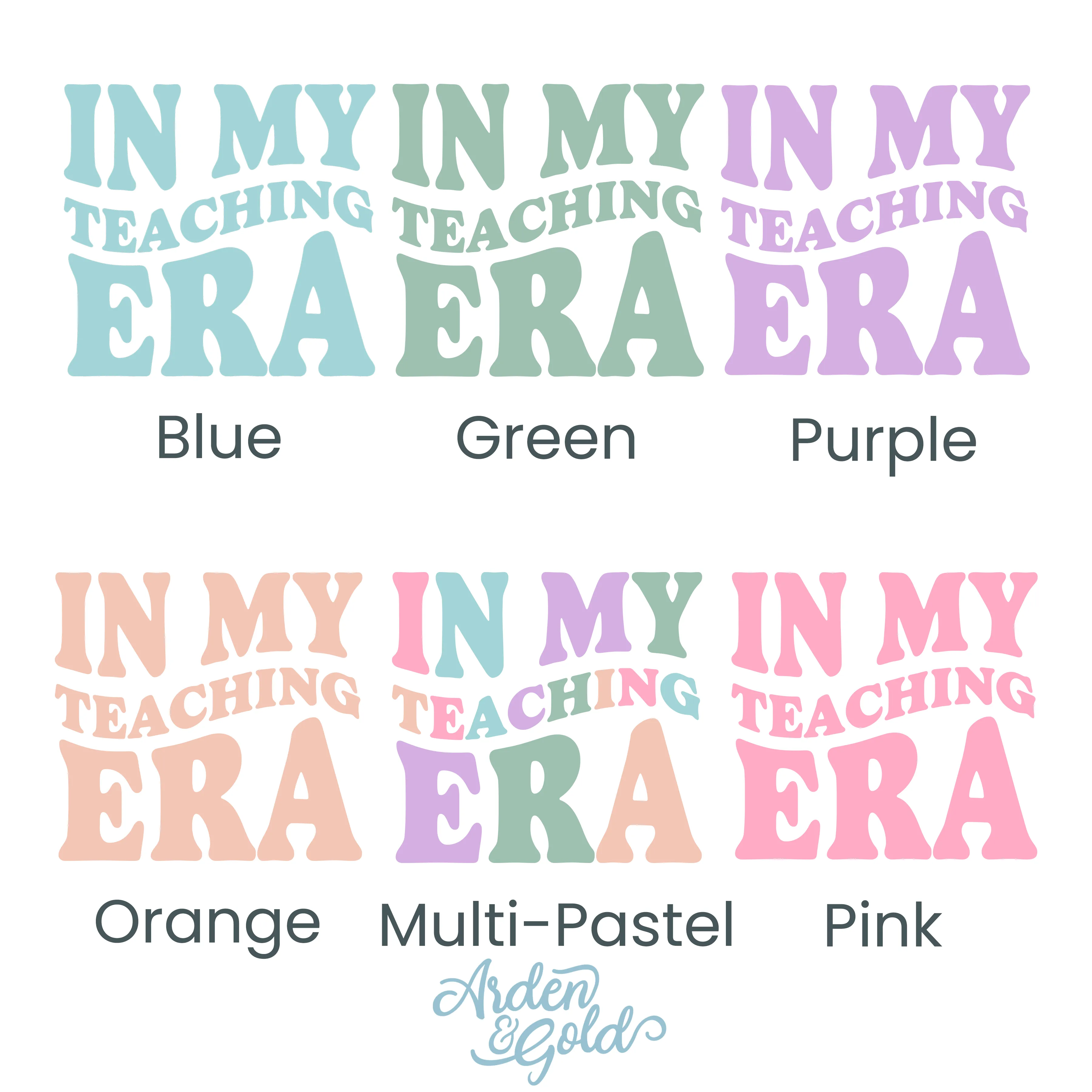 In My Teaching Era Comfort Colors T-Shirt