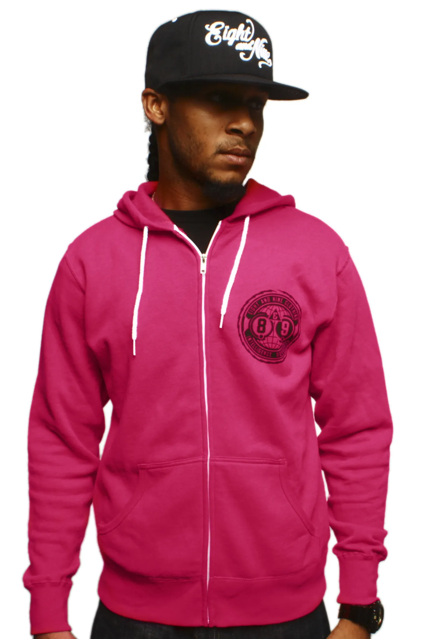 Intel Squad Magenta Zip Up Sweatshirt