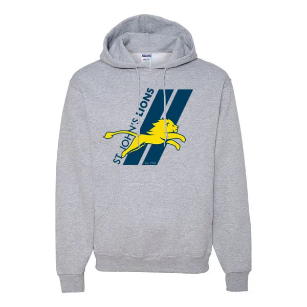 LIONS GRAY HOODIE - Youth and Adult