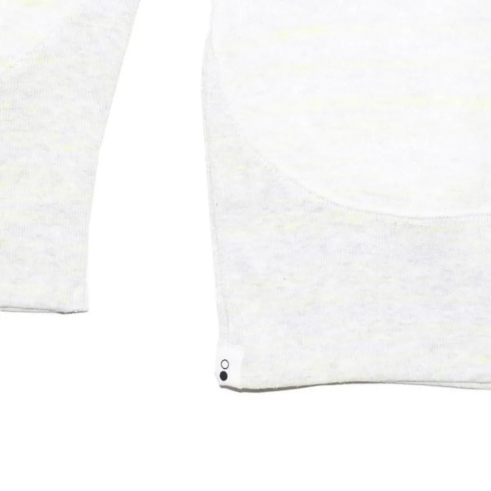 Loopwheeled Pullover Neon-Scripted Sweater