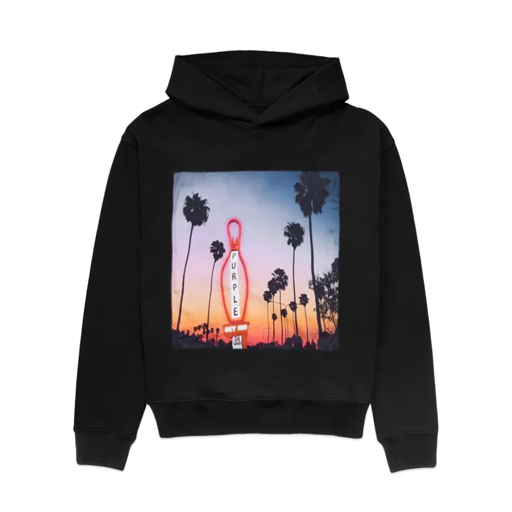 LS Hooded Sweatshirt (Black) - PP494PBCS824
