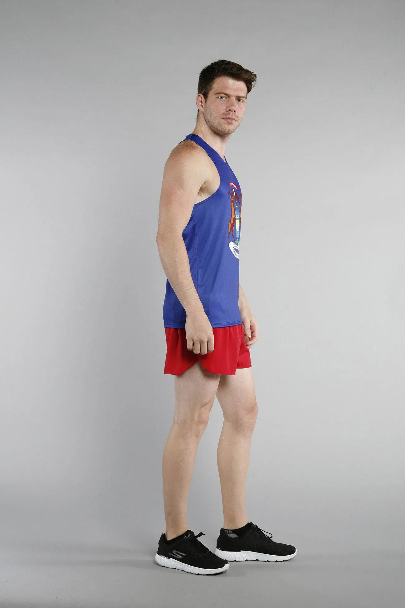 Men's Competitor Lite Printed Singlet [M] - Michigan