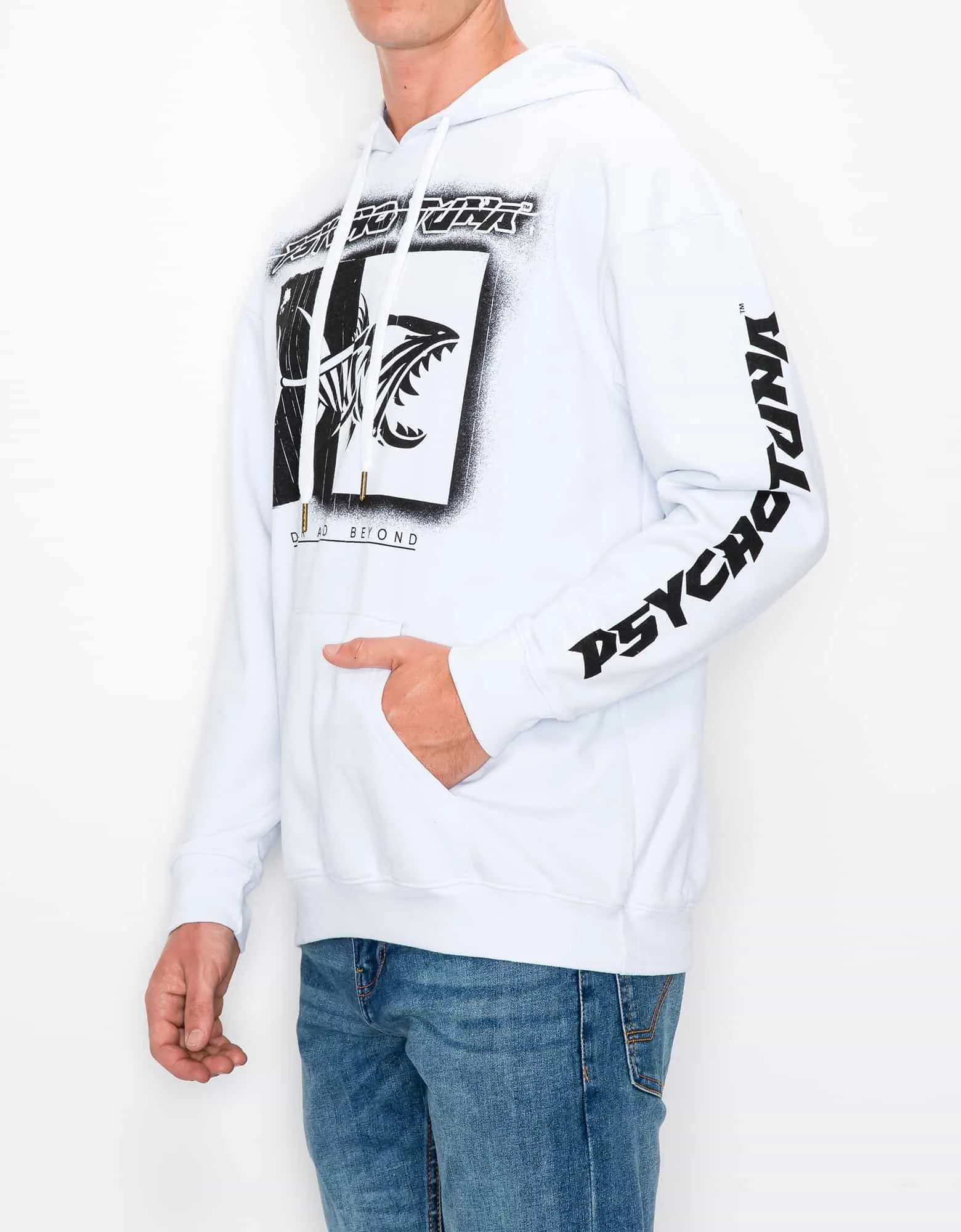 Men's Logo Stencil Graphic Hoodie