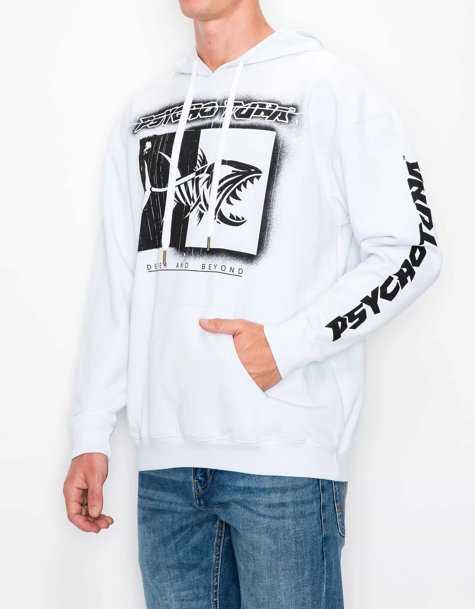 Men's Logo Stencil Graphic Hoodie