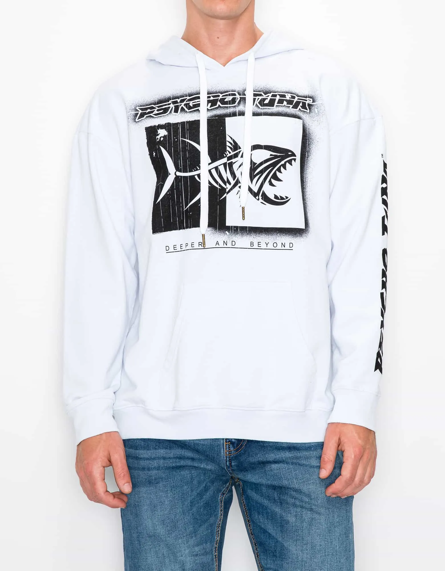 Men's Logo Stencil Graphic Hoodie