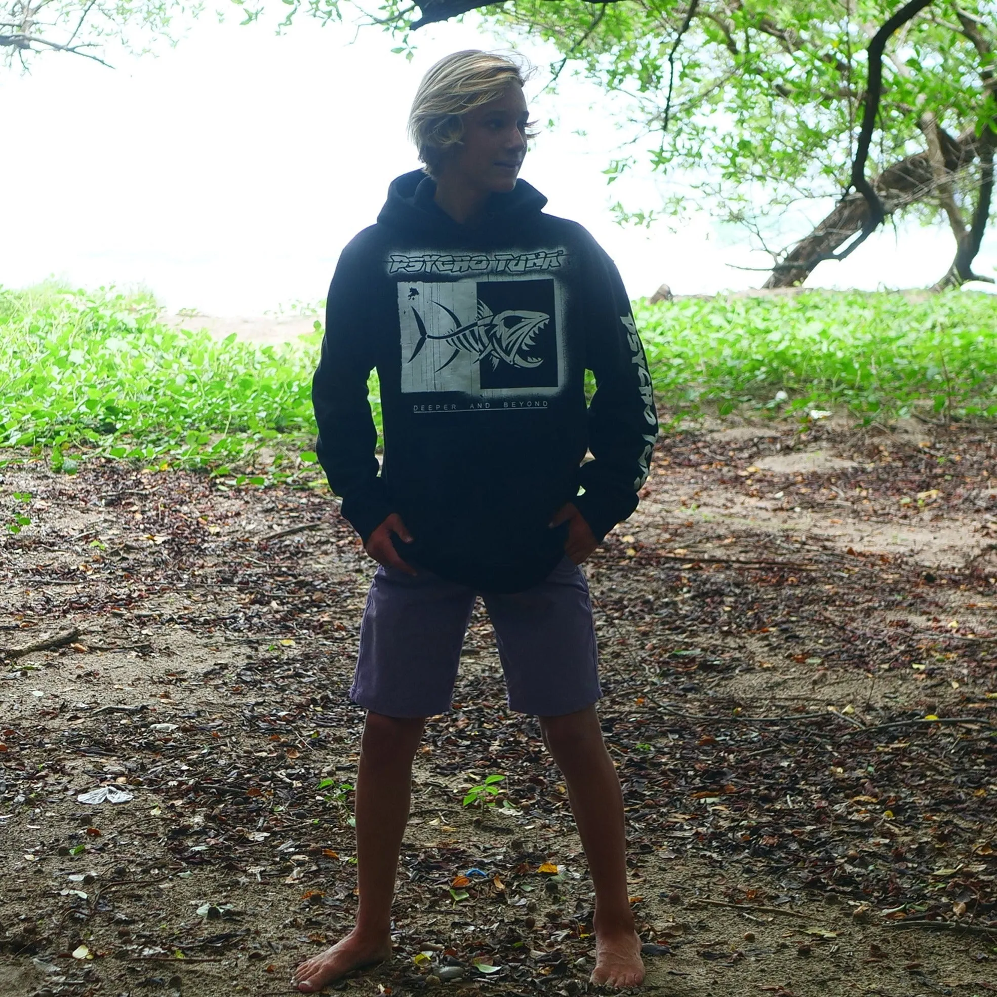 Men's Logo Stencil Graphic Hoodie