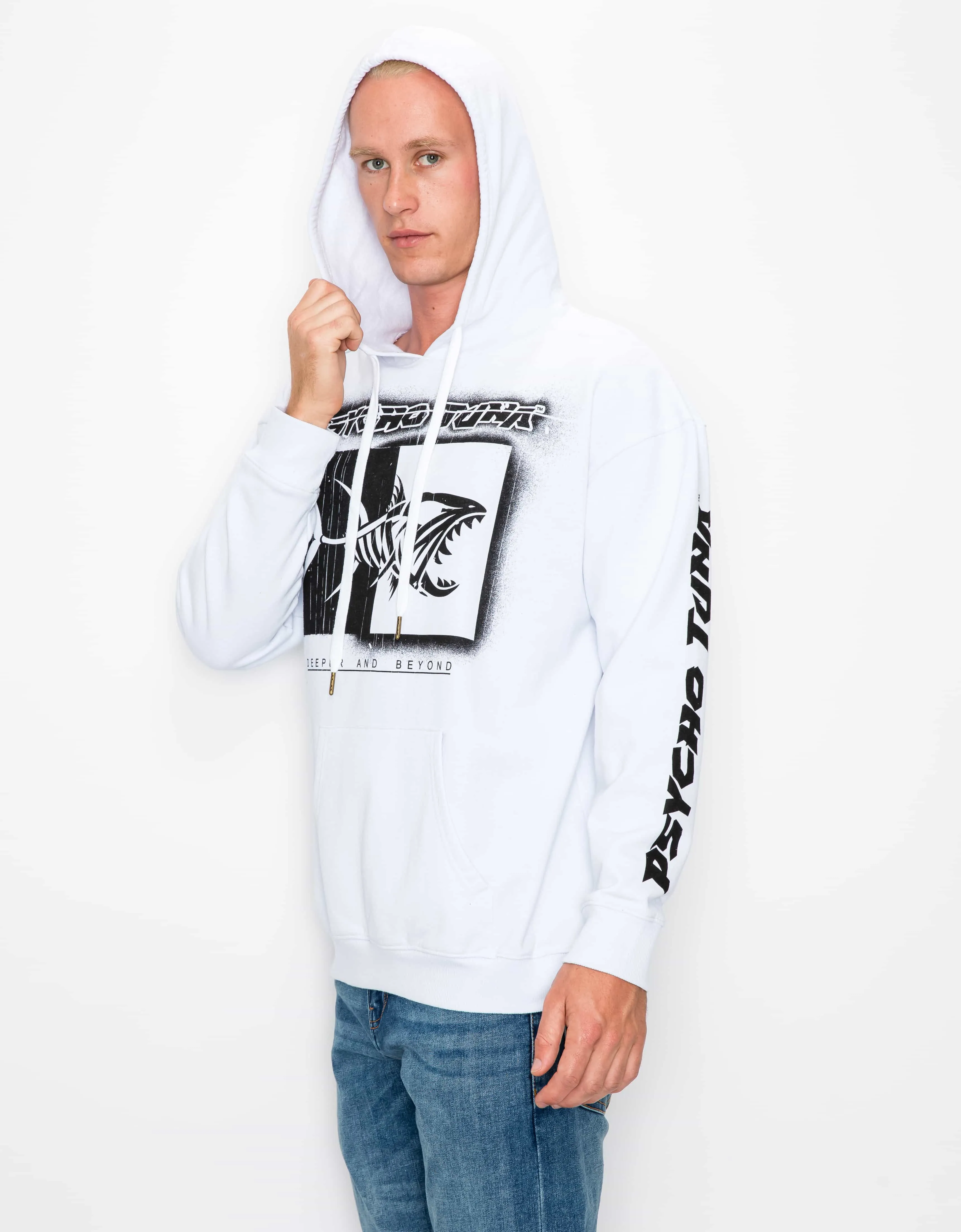 Men's Logo Stencil Graphic Hoodie