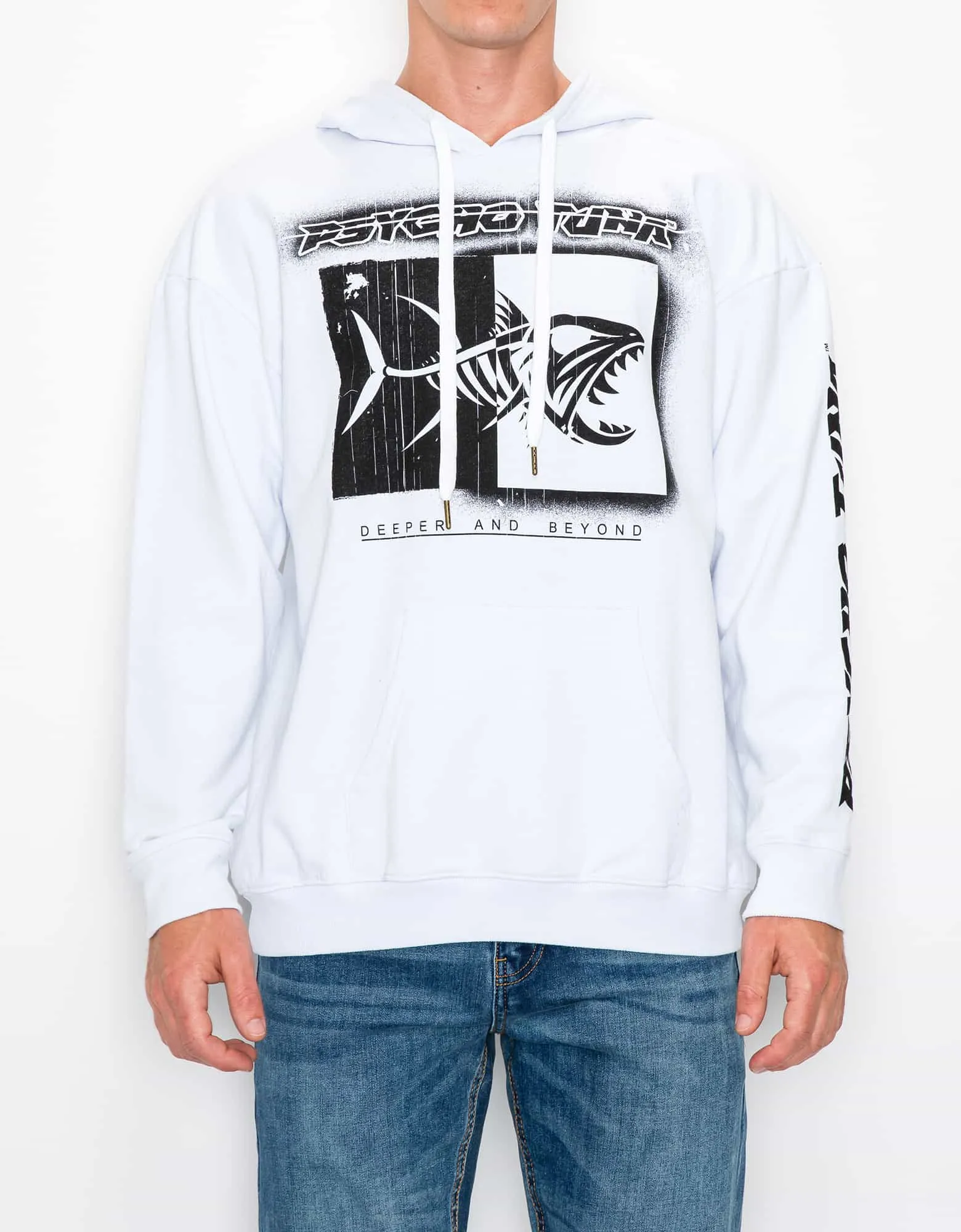 Men's Logo Stencil Graphic Hoodie