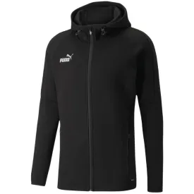 Men's Sweatshirt Puma Teamfinal Casuals Hooded Jkt Black 657383 03