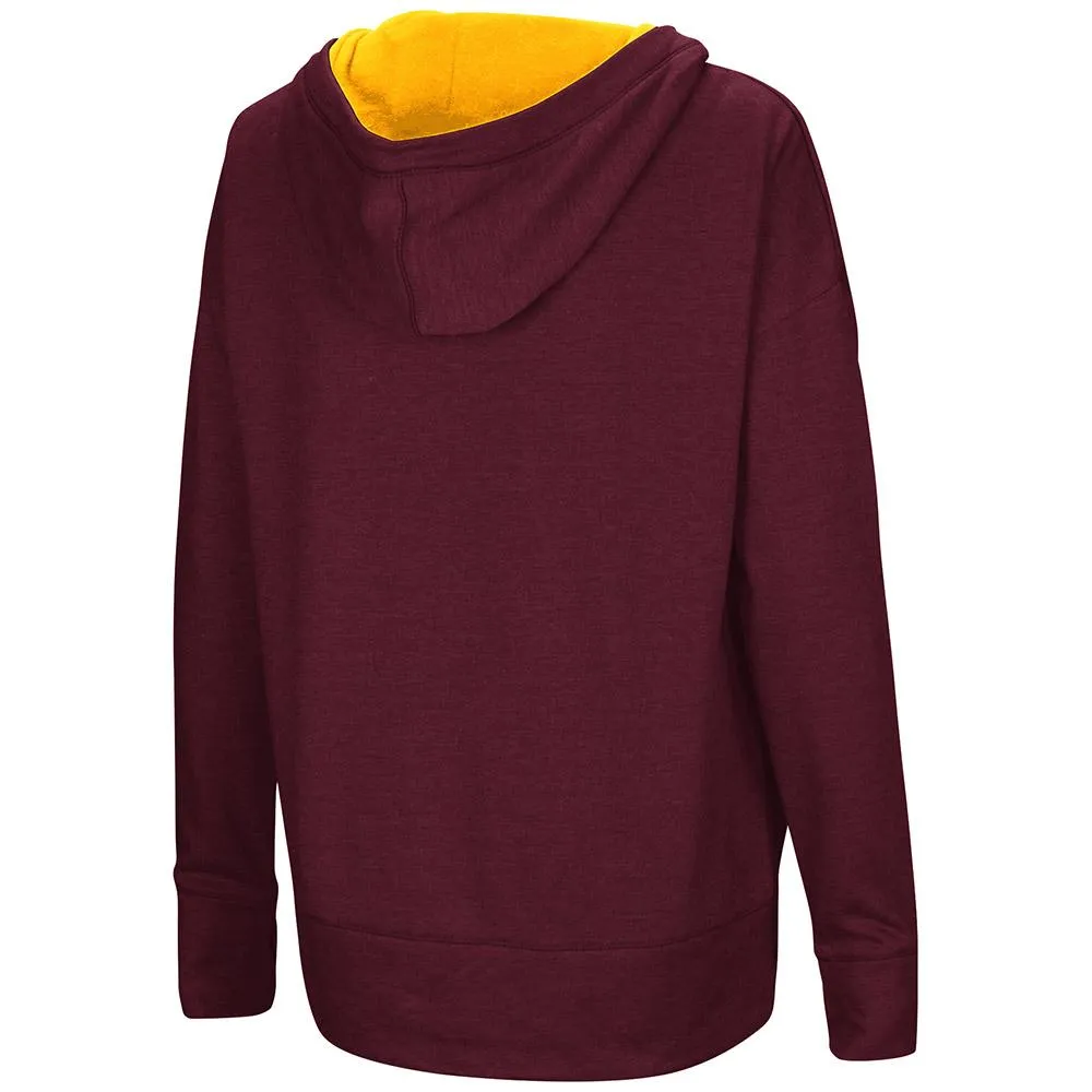 Minnesota Golden Gophers Colosseum WOMEN'S Rhymes Lace Up Hoodie Sweatshirt