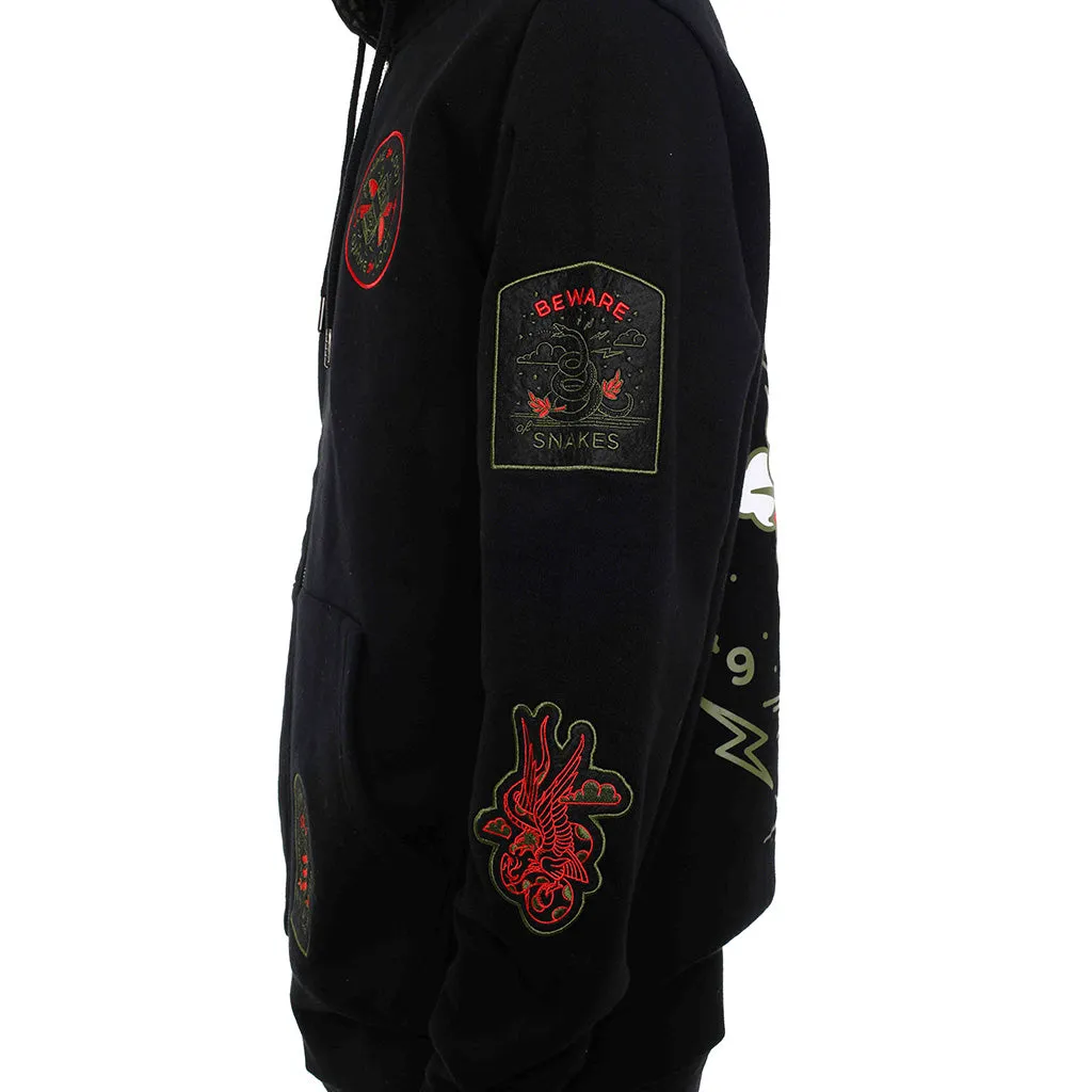 Nature Zip Up Hooded Sweatshirt