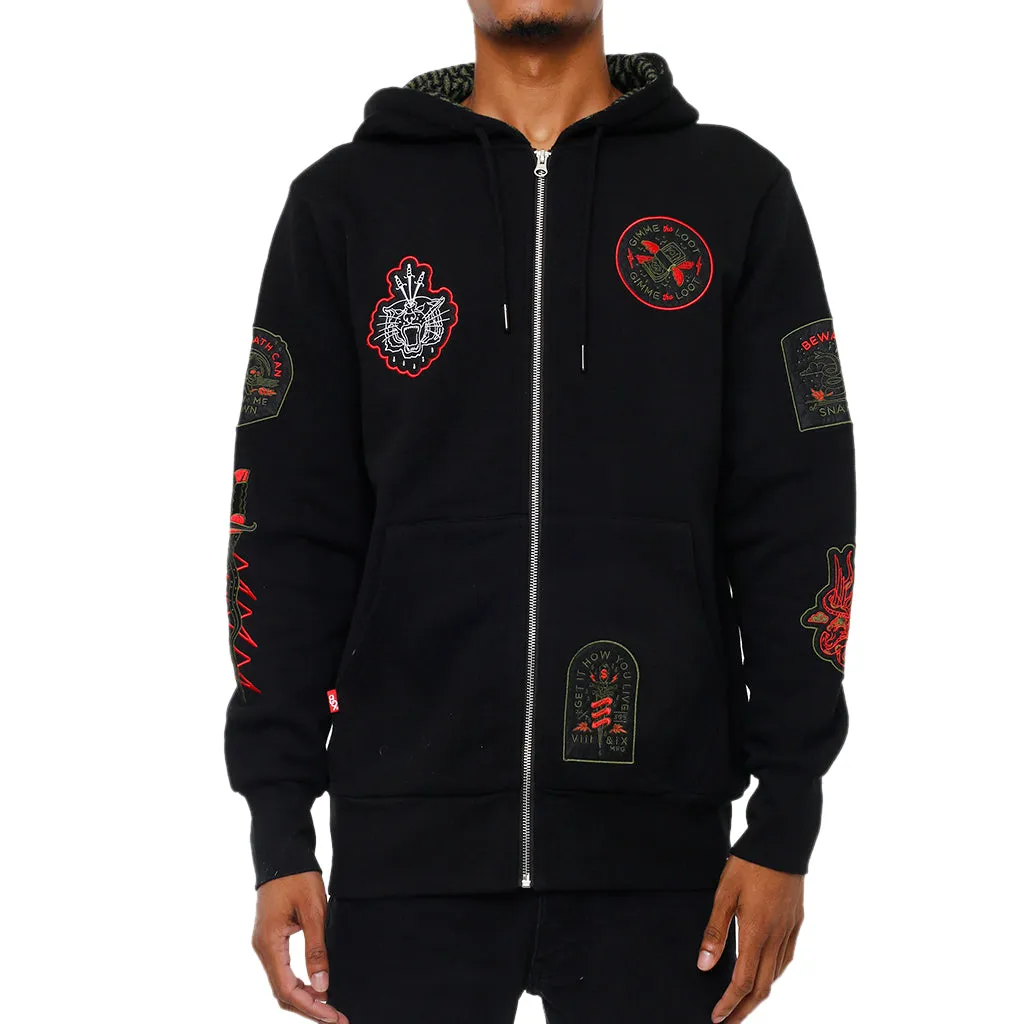 Nature Zip Up Hooded Sweatshirt