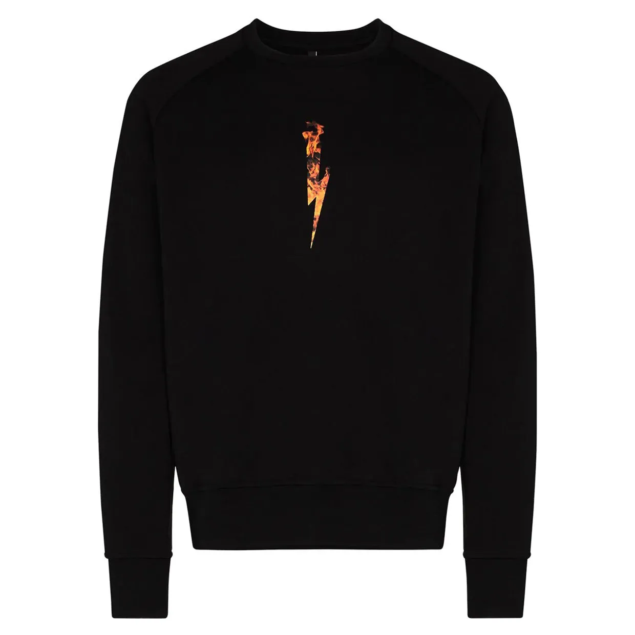 Neil Barrett Black Fire Star Print Sweatshirt