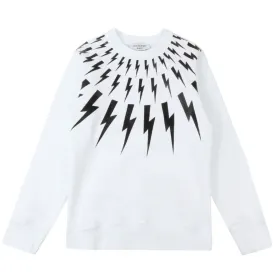 Neil Barrett Thunderbolt Motif Sweatshirt