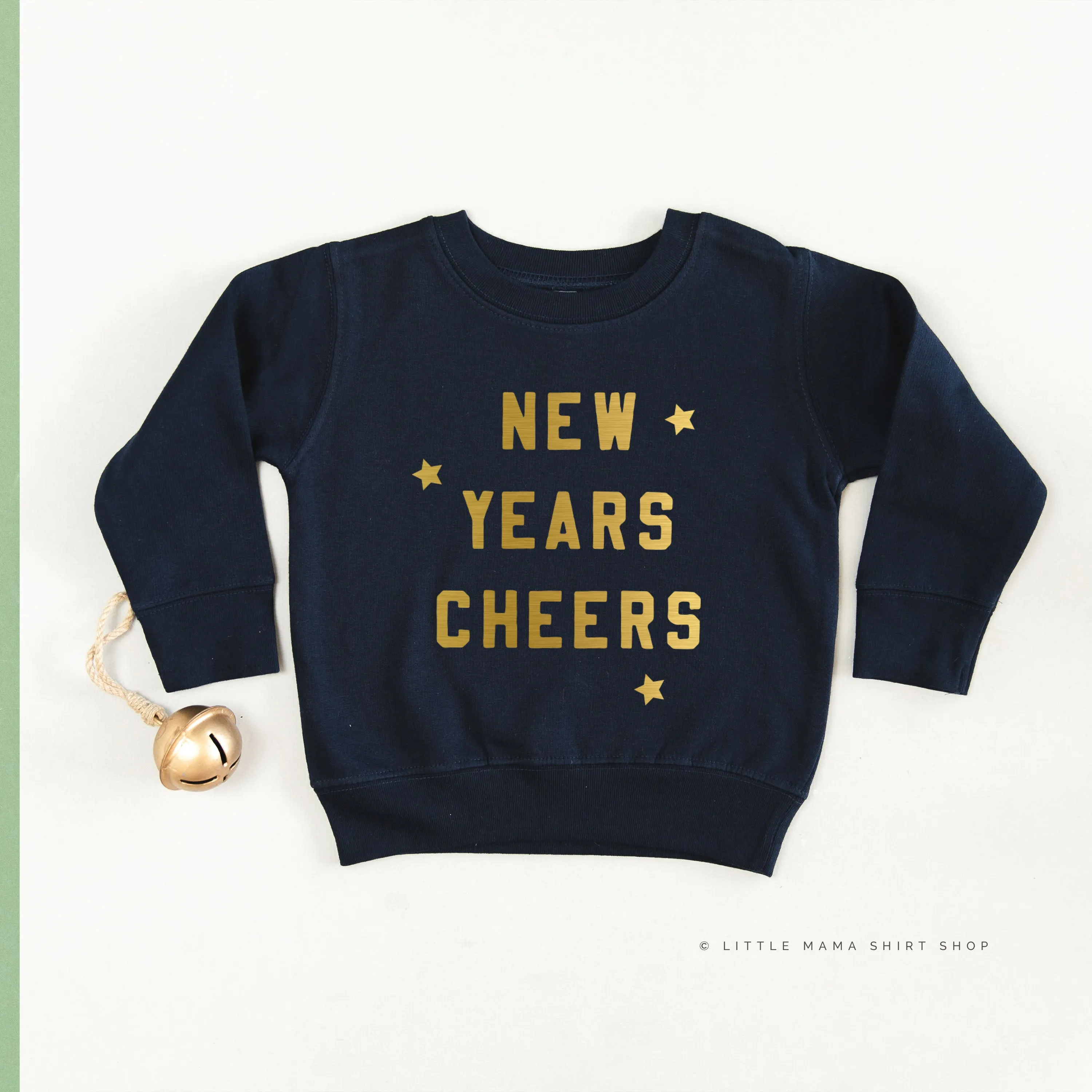 New Years Cheers - Block Font - Child Sweater