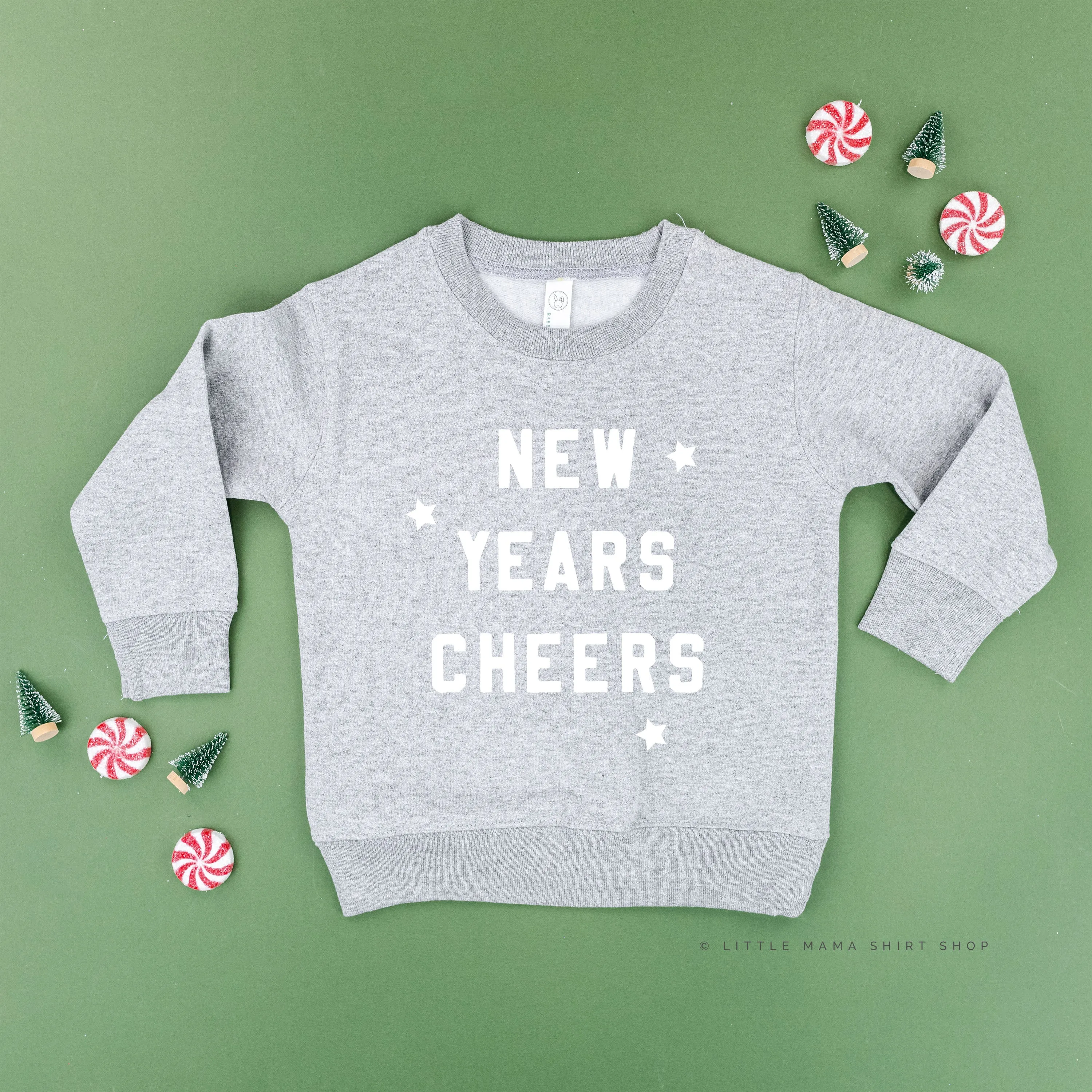 New Years Cheers - Block Font - Child Sweater