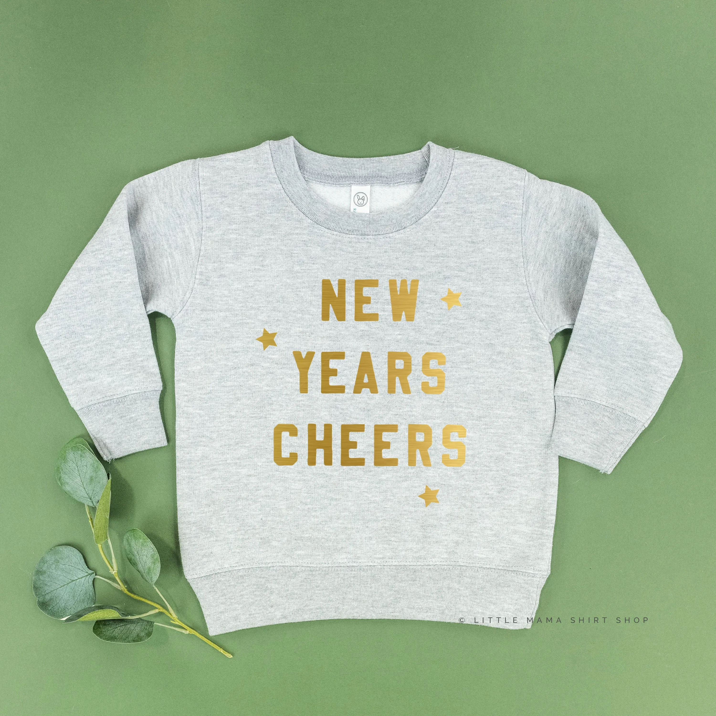 New Years Cheers - Block Font - Child Sweater