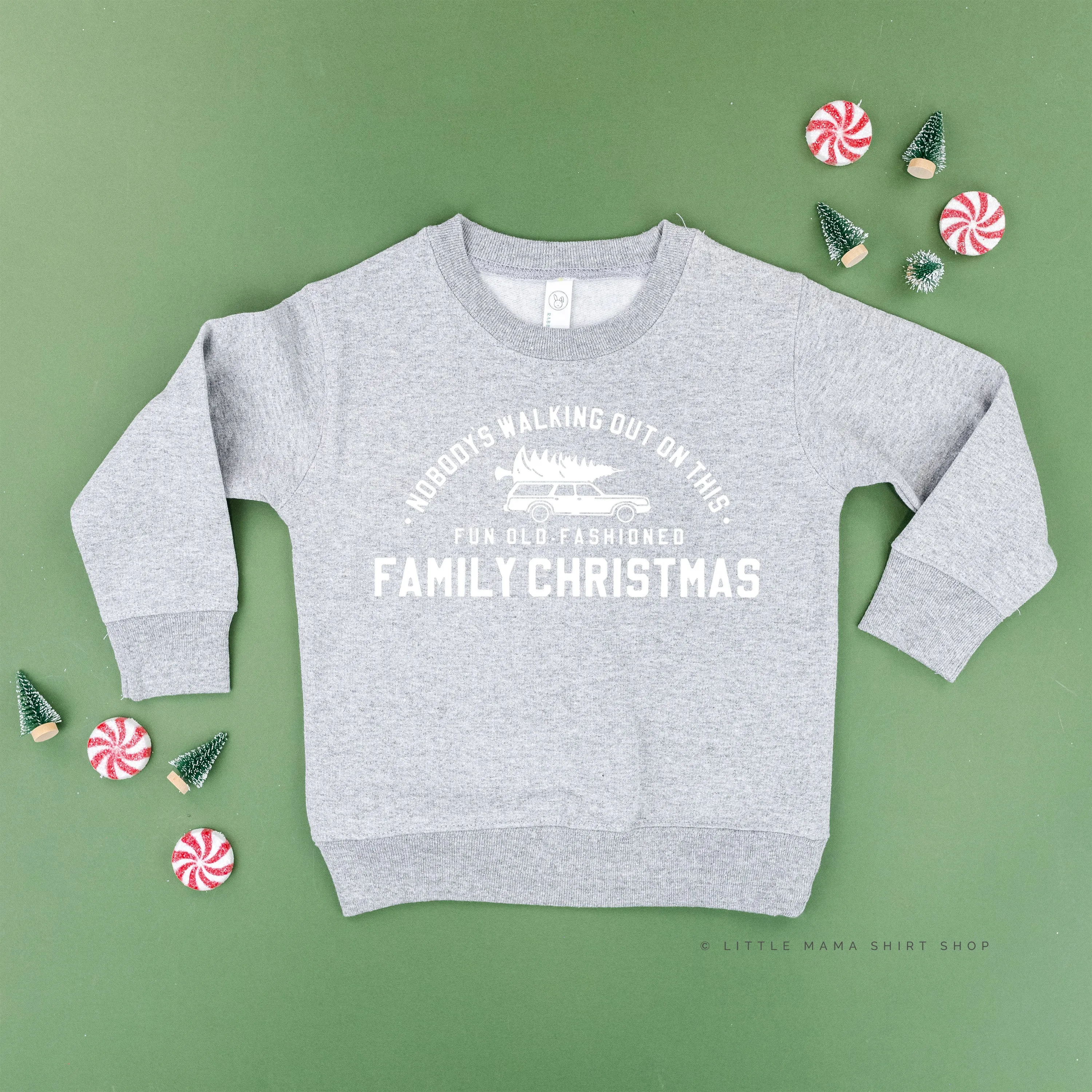 Nobody's Walking Out On This Fun Old-Fashioned Family Christmas - Child Sweater