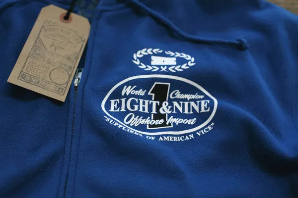 Offshore Imports Zip Up Hoody Sport Blue
