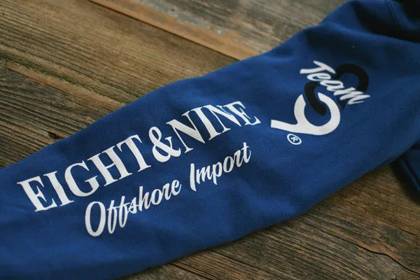 Offshore Imports Zip Up Hoody Sport Blue