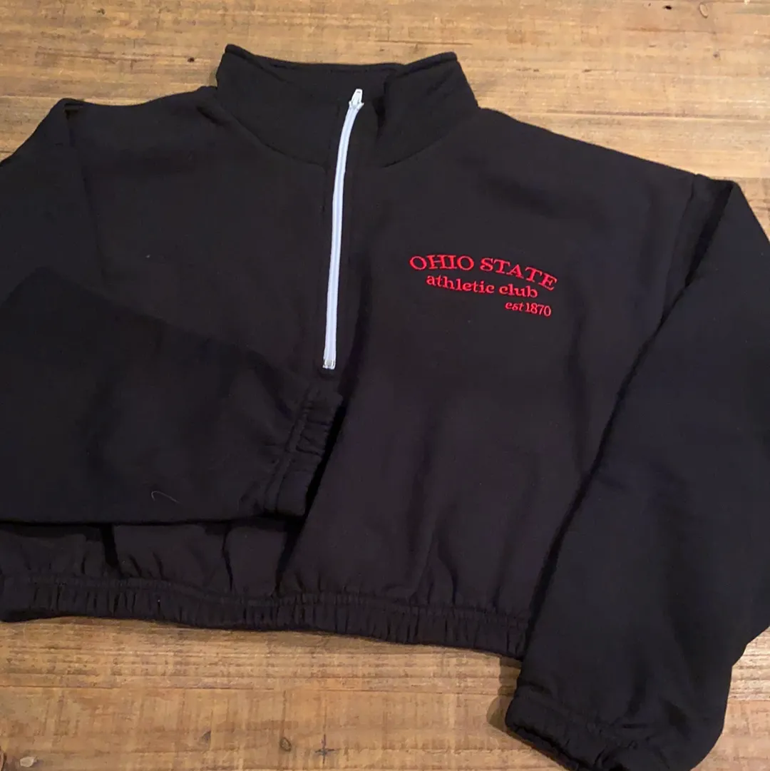 Ohio Athletic Club Crop Half Zip