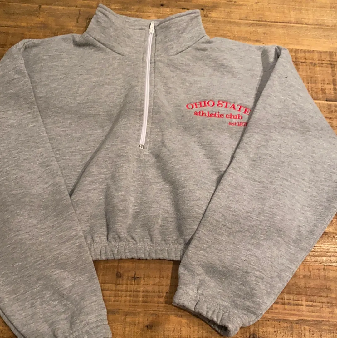 Ohio Athletic Club Crop Half Zip