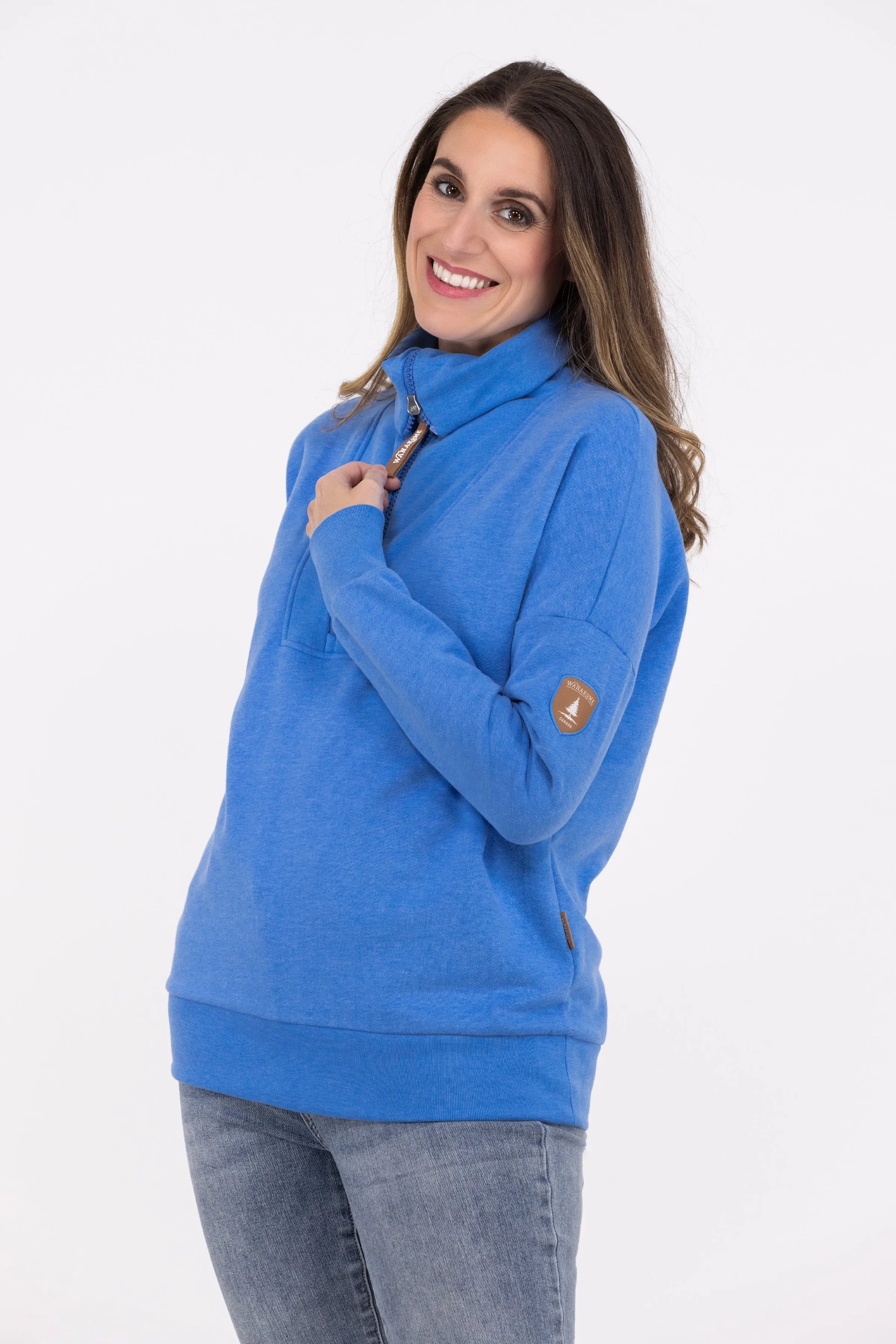 Padma 1/4 Zip Long Sleeve Sweatshirt
