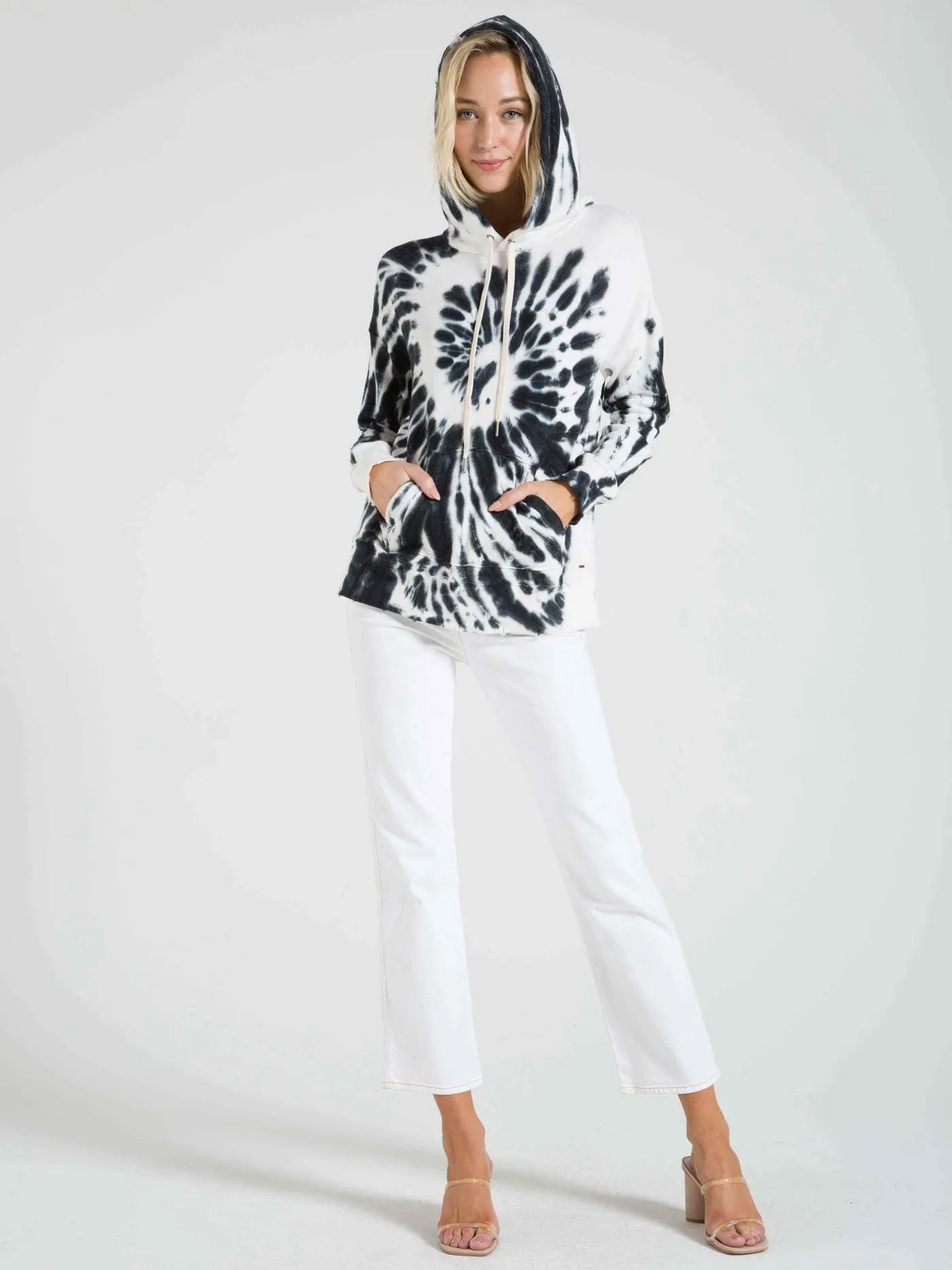 Philanthropy - Trapper Sweatshirt in Milky Way Tie Dye