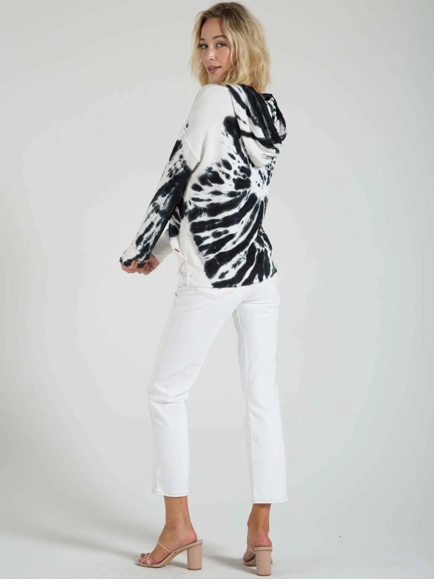 Philanthropy - Trapper Sweatshirt in Milky Way Tie Dye