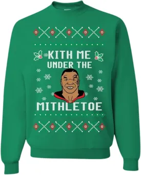 Pure Essence Merry Mike Tyson Ugly Christmas Sweater Unisex Crewneck Graphic Sweatshirt