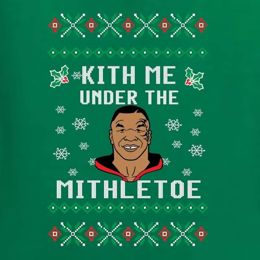 Pure Essence Merry Mike Tyson Ugly Christmas Sweater Unisex Crewneck Graphic Sweatshirt