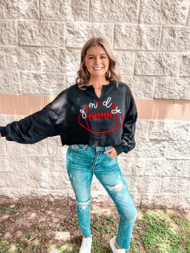 Queen Of Football Gameday Black