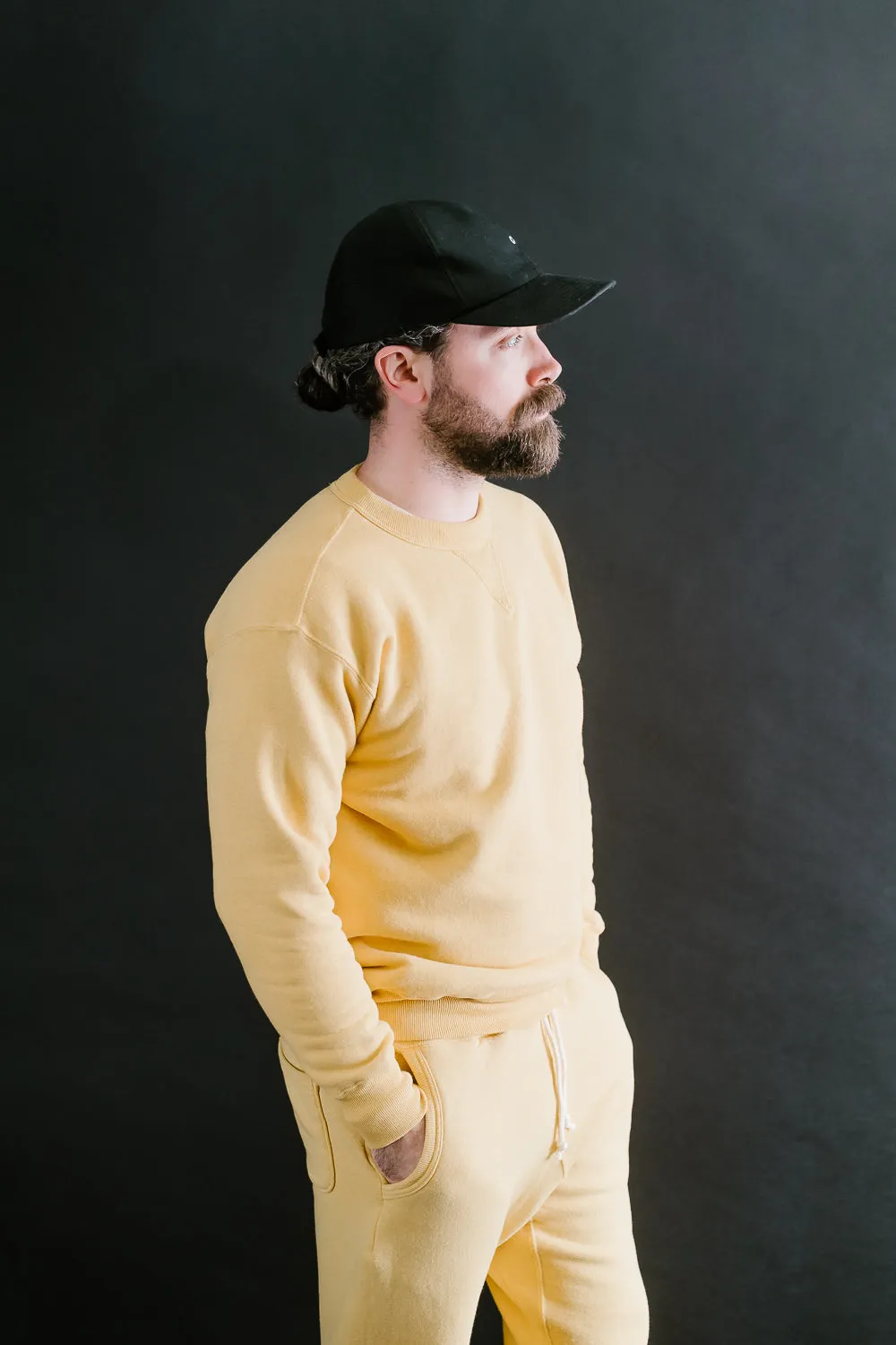 "Tsuriami" Loop Wheel Sweatshirt - Citrus