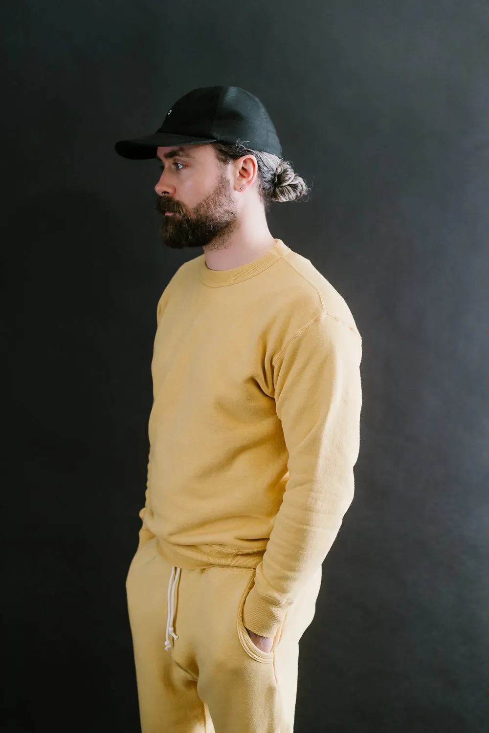 "Tsuriami" Loop Wheel Sweatshirt - Citrus