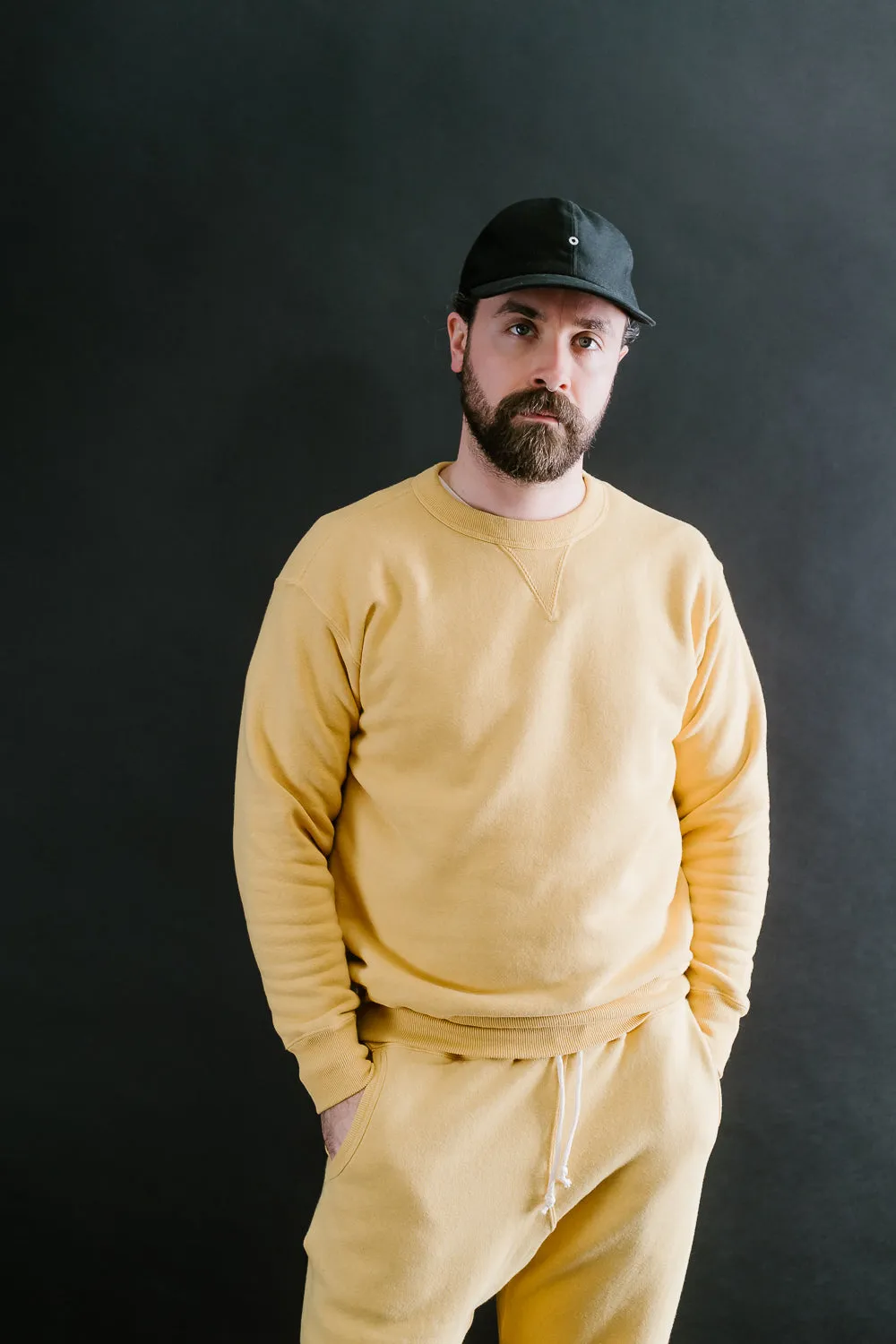 "Tsuriami" Loop Wheel Sweatshirt - Citrus