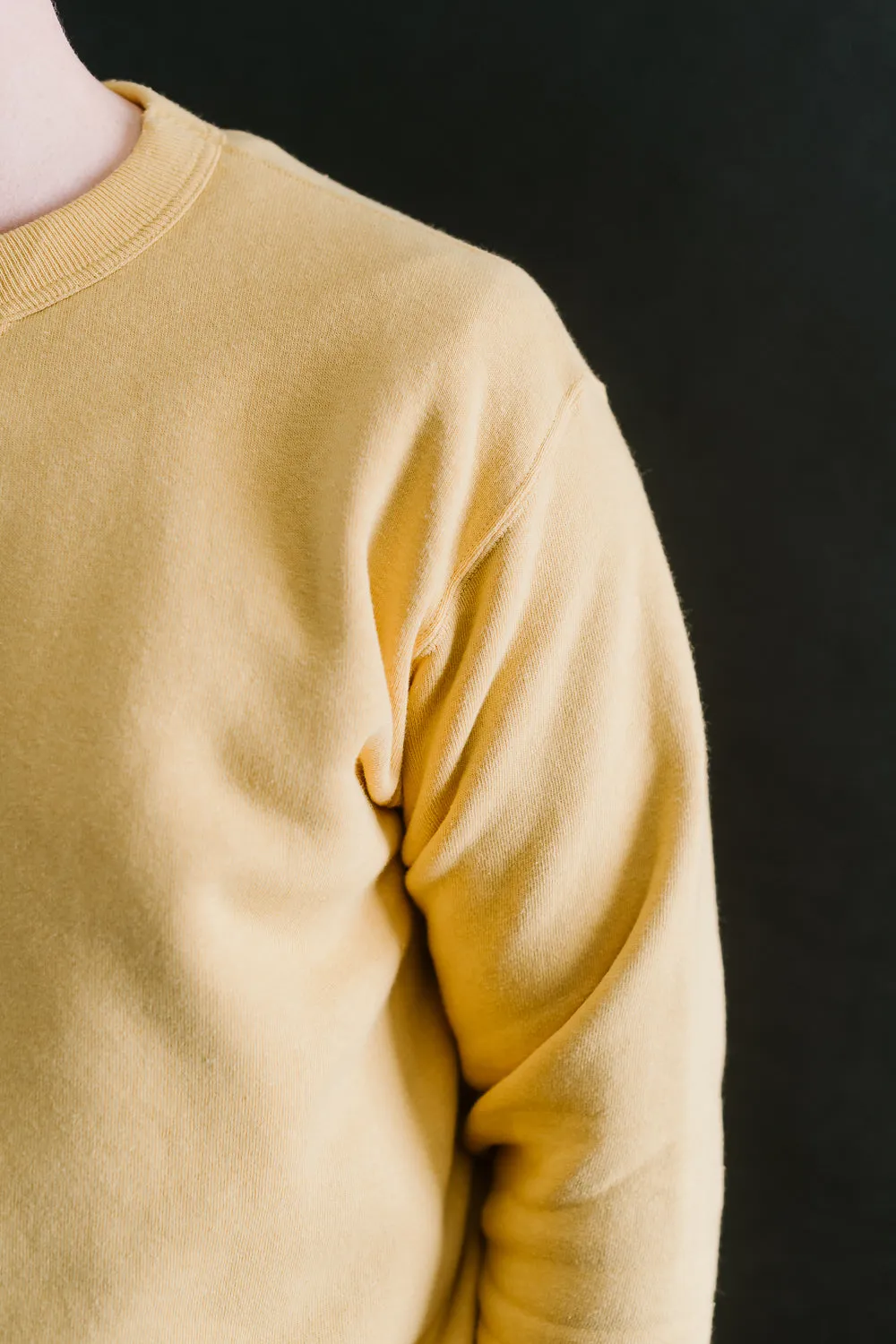 "Tsuriami" Loop Wheel Sweatshirt - Citrus