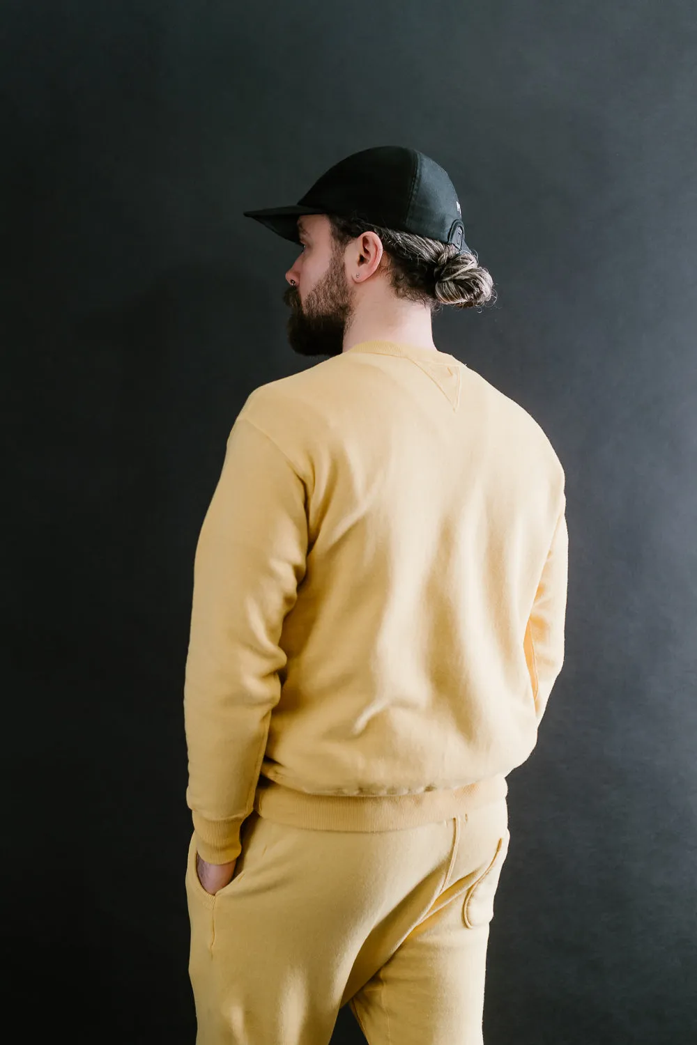 "Tsuriami" Loop Wheel Sweatshirt - Citrus