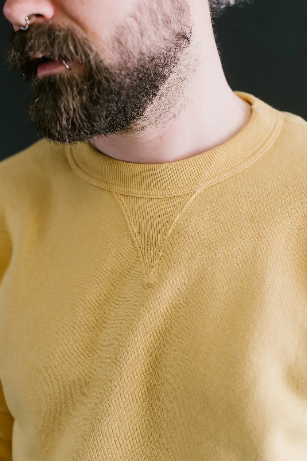 "Tsuriami" Loop Wheel Sweatshirt - Citrus