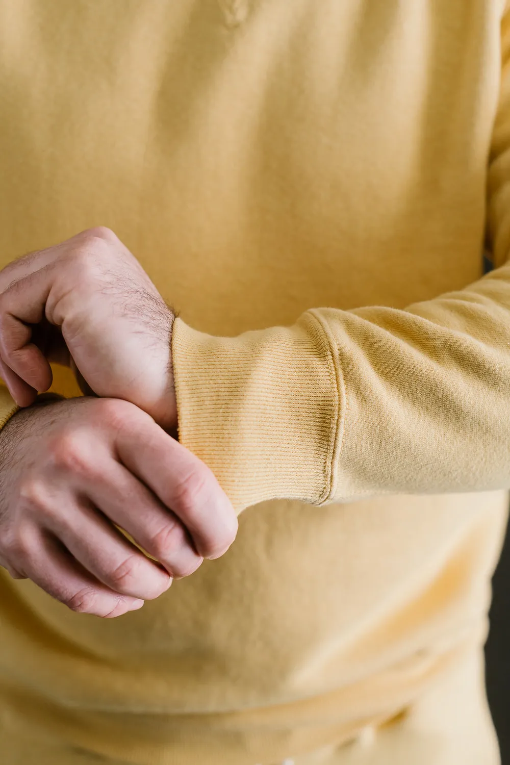 "Tsuriami" Loop Wheel Sweatshirt - Citrus