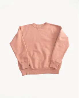 "Tsuriami" Loop Wheel Sweatshirt - Salmon Pink