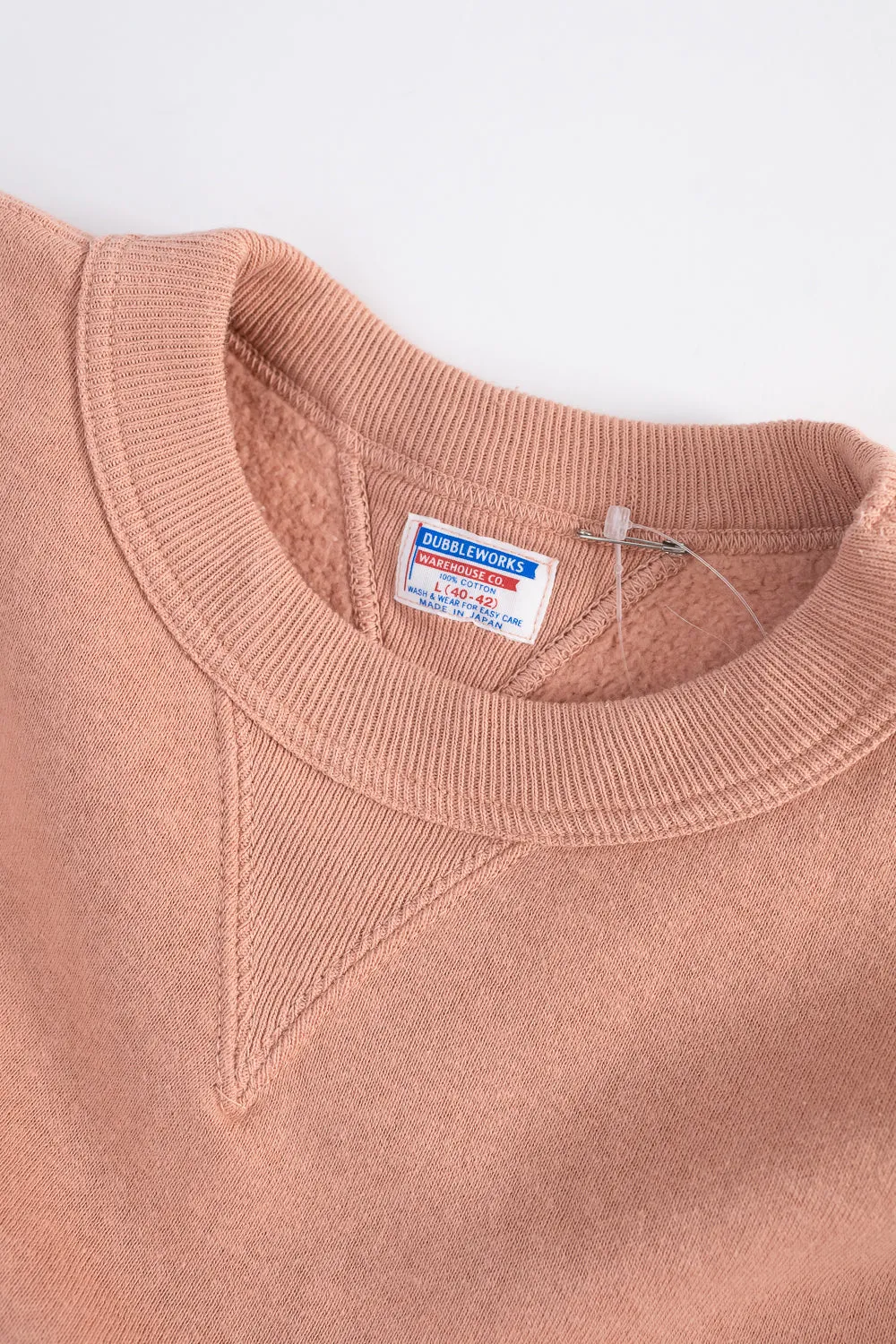 "Tsuriami" Loop Wheel Sweatshirt - Salmon Pink