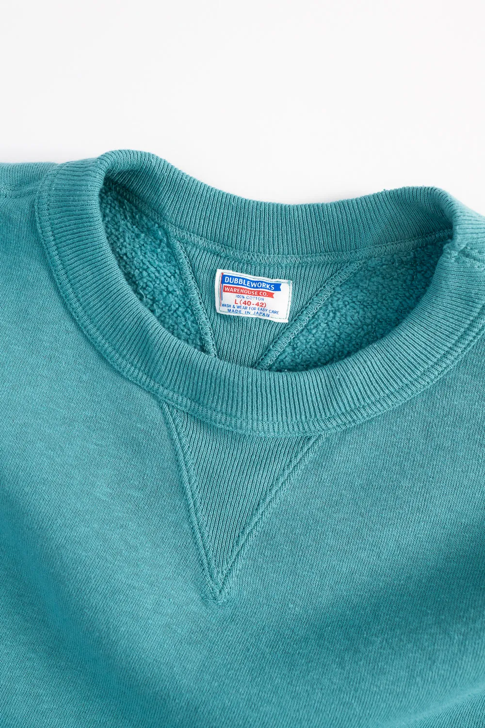 "Tsuriami" Loop Wheel Sweatshirt - Turquoise